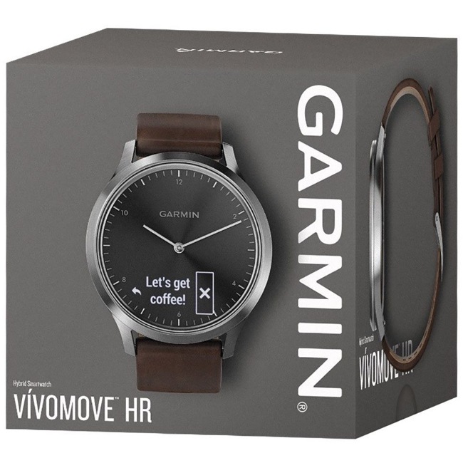 garmin vivomove hr premium hybrid smartwatch