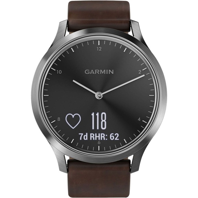 Garmin Vívomove Premium Hybrid Smartwatch HR L - 010-01850-04