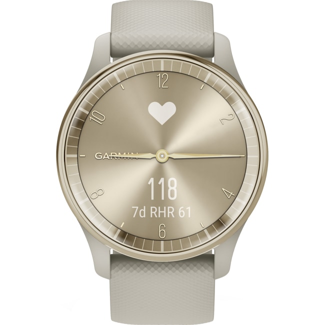 Garmin Vívomove Trend Hybrid Smartwatch Lin / Crème - 010-02665-02