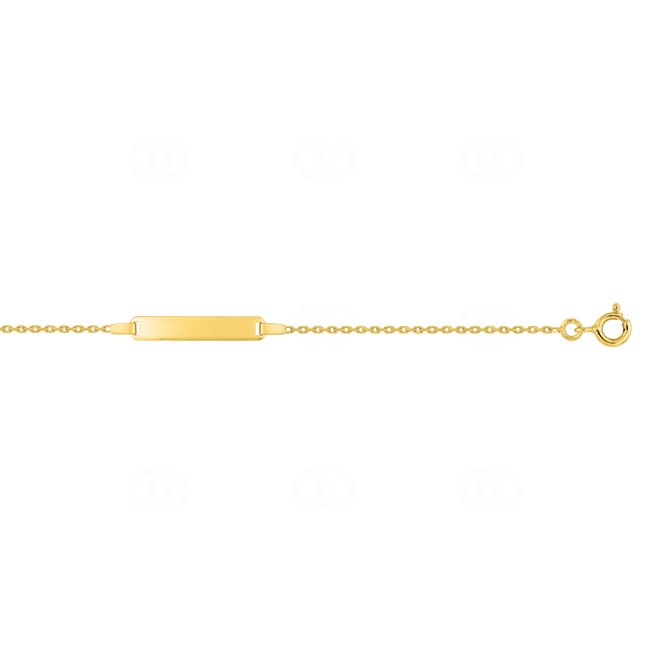 Gravurarmband 375/9 K Gelbgold klassisch 1.1mm - 630005-13
