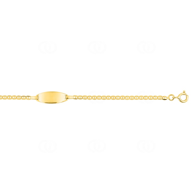 Gravurarmband 375/9 K Gelbgold klassisch 2.2mm - 630033-14