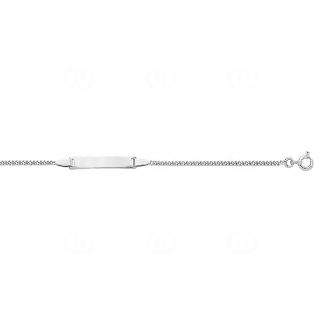 Gravurarmband 375/9 K Weissgold klassisch 1.9mm - 631029.2-14