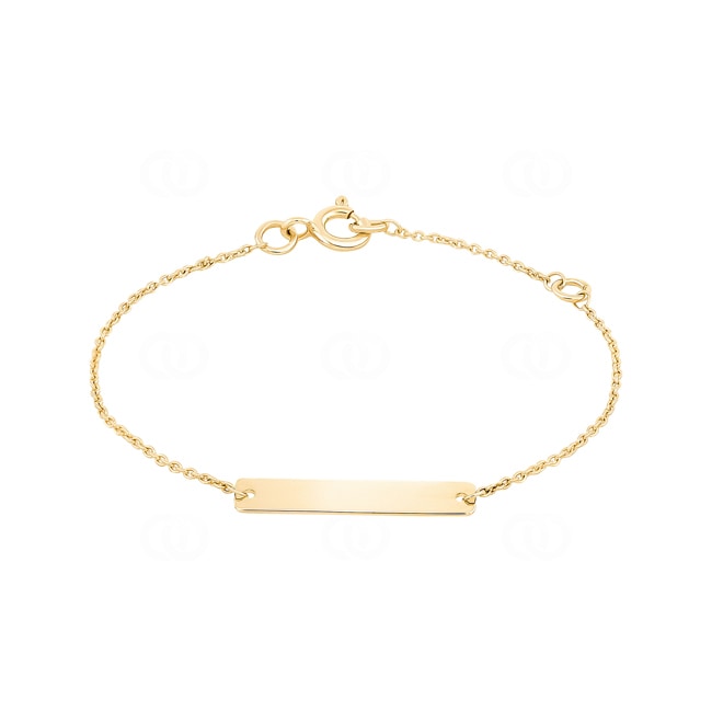 Gravurarmband 750/18 K Gelbgold 0.8mm - FR30BD8-14