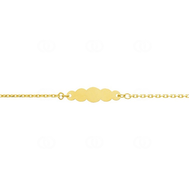 Baby Bracelet 750/18 K Yellow Gold 1.2mm - F50BBN-14