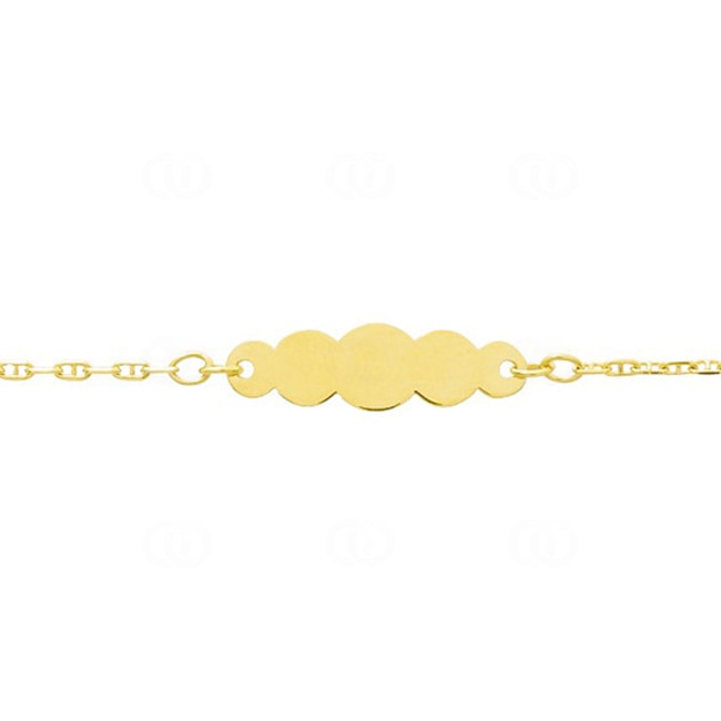Gravurarmband 750/18 K Gelbgold 1.5mm - 531.15BBN-14