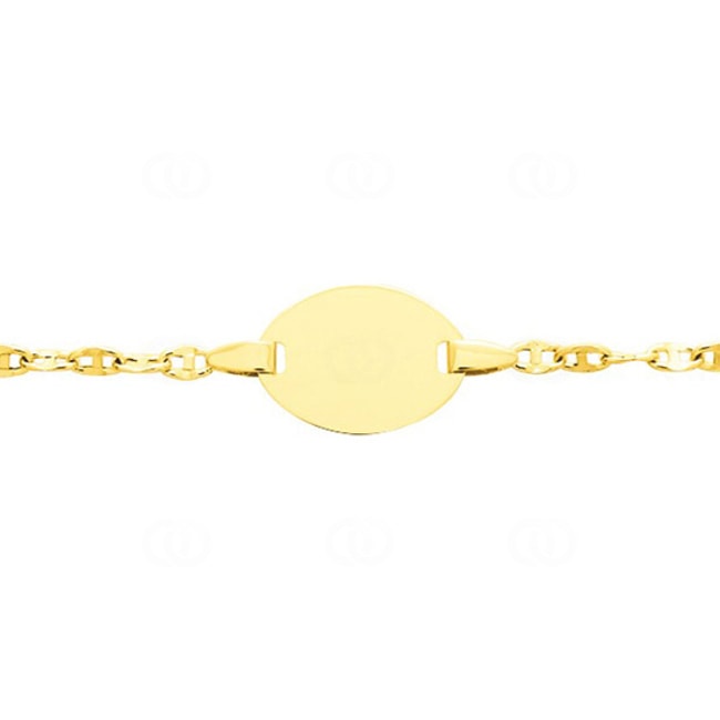 Gourmette bébé or jaune 750/18 ct ronde 2.2mm - 537.25B6-14