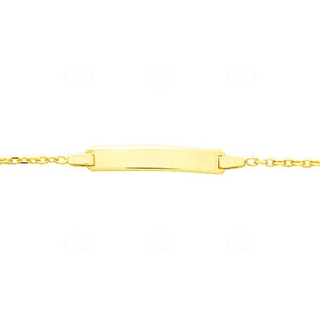 Gravurarmband Anker 750/18 K Gelbgold 1.7mm - 13cm - L177-13