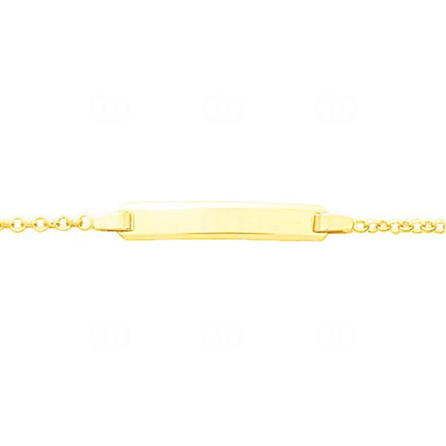 Gravurarmband Anker 750/18 K Gelbgold 1.8mm - 13cm - L175-13