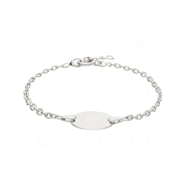 Gravurarmband Anker 925 Silber rhodiniert 2.0mm - 304107