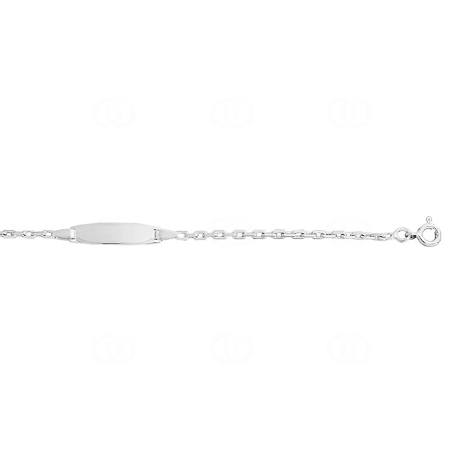 Gourmette bébé forçat Argent rhodié 2.2mm - 334049