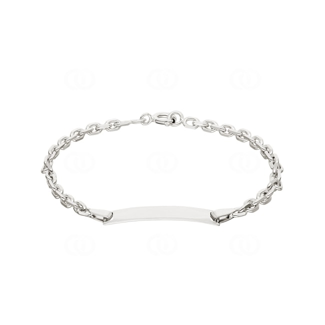 Gravurarmband Anker 925 Silber rhodiniert 2.7mm - 304037