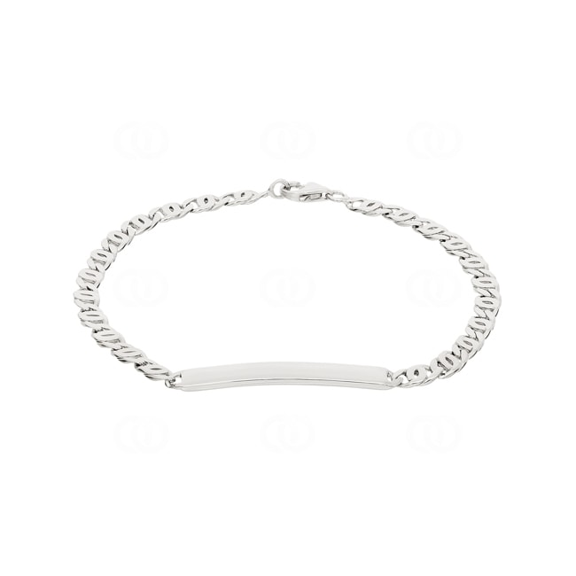 Engravable Fantasy Bracelet 925 Silver rhodium-plated 3.8mm - 304048