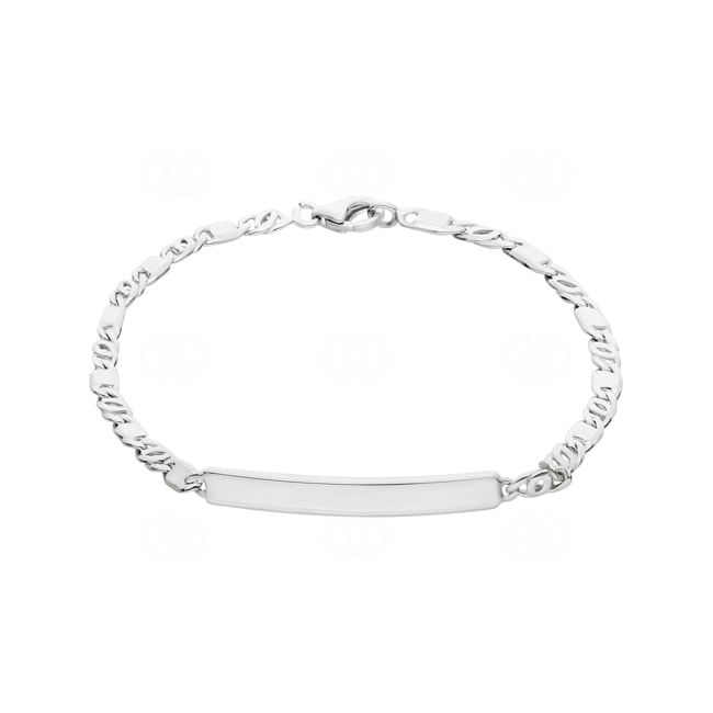 Engravable Fantasy Bracelet 925 Silver rhodium-plated 4.0mm - 304082