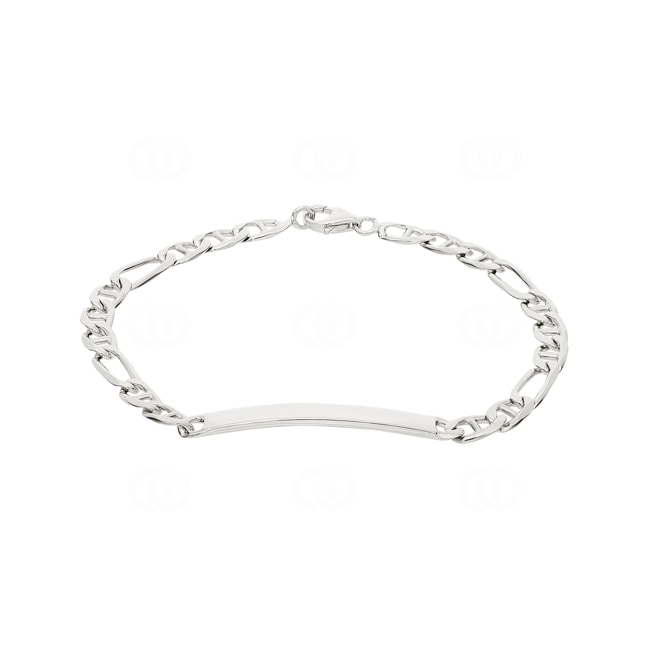 Bracelet fantaisie à graver Argent 925 rhodié 5.1mm - 304061