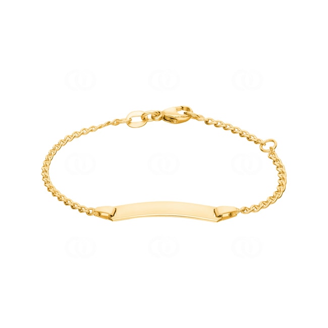 Gravurarmband / ID-Bracelet 750/18 K Gelbgold 1.8 mm - BBE101114