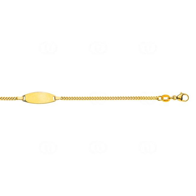 Gravurarmband / ID-Bracelet 750/18 K Gelbgold 1.9 mm - BBE100114