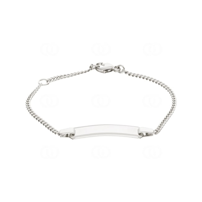 Baby Bracelet 750/18 K White Gold 1.7 mm Baby Bracelet 750/18 K White Gold 1.7 mm - 1273.01142/1400