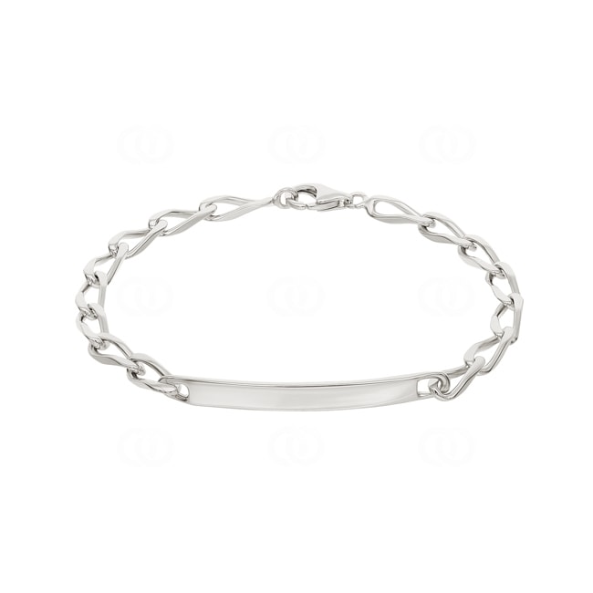 Engravable Bracelet 925 Silver rhodium-plated 4.0mm - 304065
