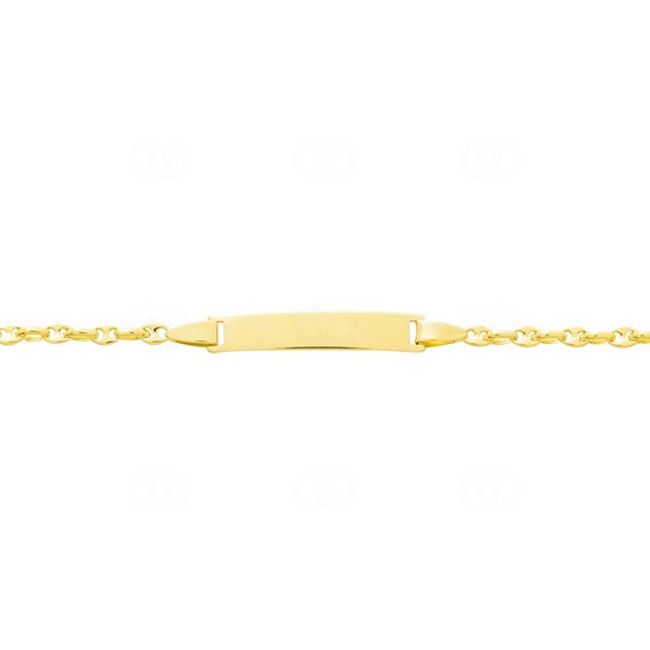 Baby Marine Bracelet 750/18 K Yellow Gold 2.1mm - 14cm - 539.1BBR-14