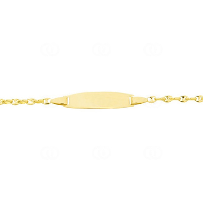 Baby Marine Bracelet 750/18 K Yellow Gold 2.1mm - 14cm - 539.1BBO-14