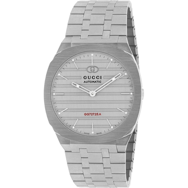 Gucci 25H Automatic Silver 40mm - YA163302