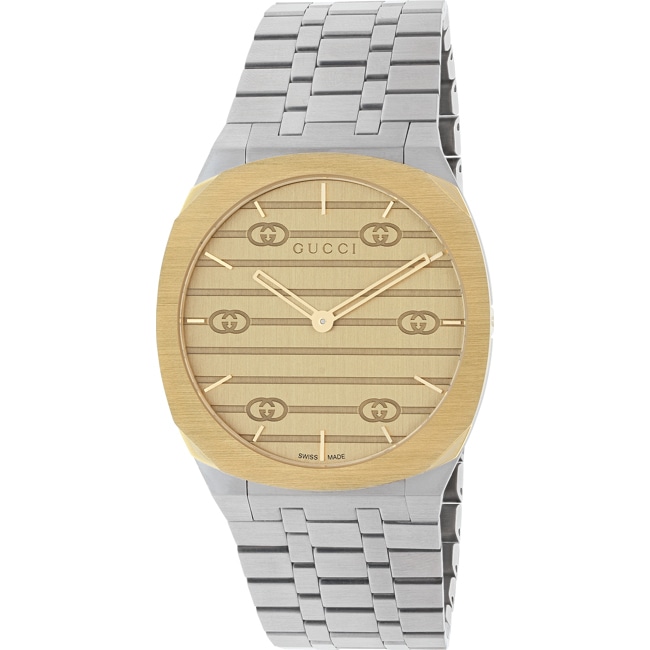 Gucci 25H Two-tone 34mm - YA163403