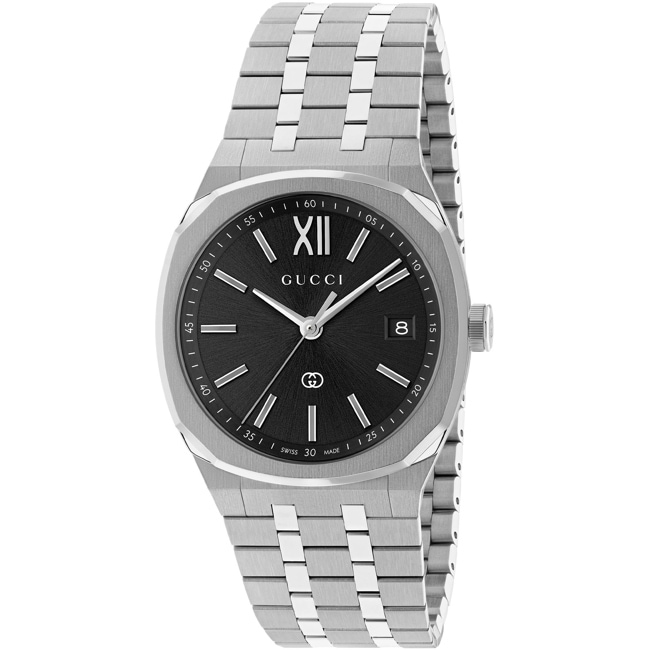 Gucci 25H Date Schwarz 36mm - YA163438