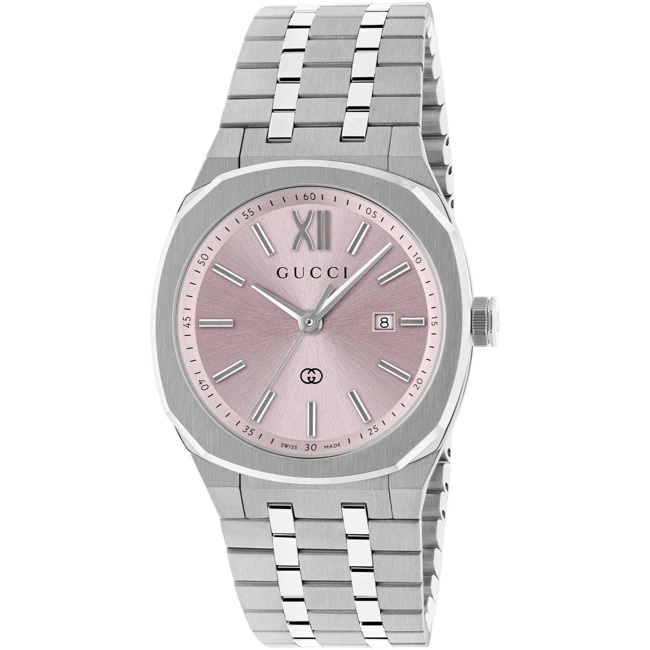 Gucci 25H Date Rosa 30mm - YA163509