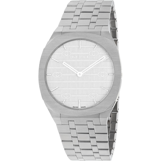 Gucci 25H Silver 38mm Gucci 25H Silver 38mm - YA163407