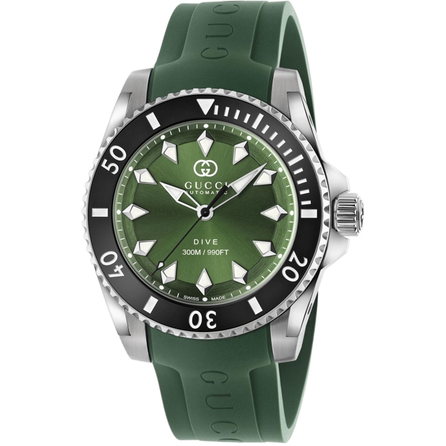 Gucci Dive L Automatic Grün Gucci Dive L Automatic Grün - YA136360