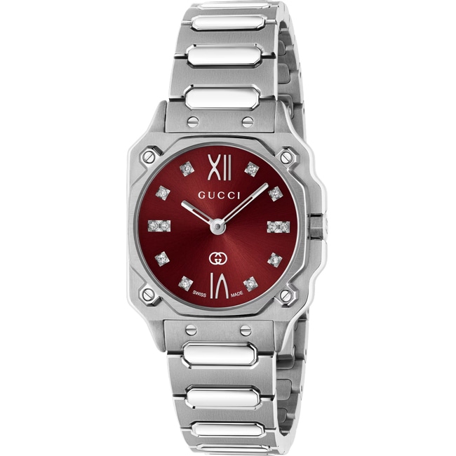 Gucci G-Flat Diamonds Rouge 24mm Gucci G-Flat Diamonds Rouge 24mm - YA166508