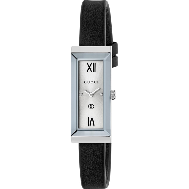 Gucci G-Frame Silbrig 34mm - YA127515