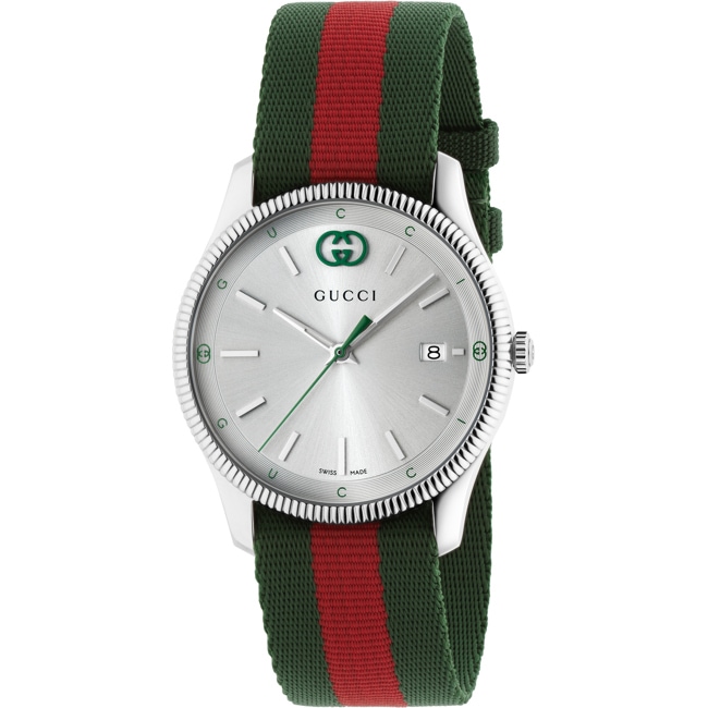Gucci G-Timeless Vert / Rouge 38mm - YA1264236