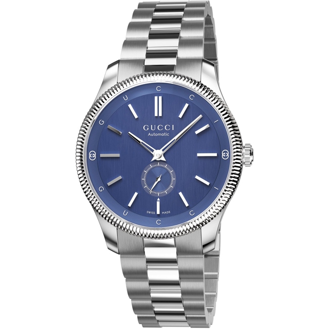 Gucci G-Timeless Slim Small Second Automatic Bleu - YA126389