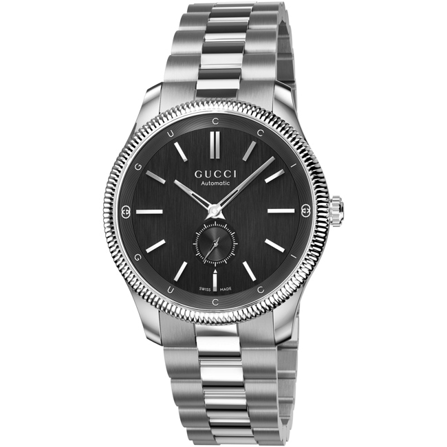 Gucci G-Timeless Slim Small Second Automatic Schwarz Gucci G-Timeless Slim Small Second Automatic Schwarz - YA126388