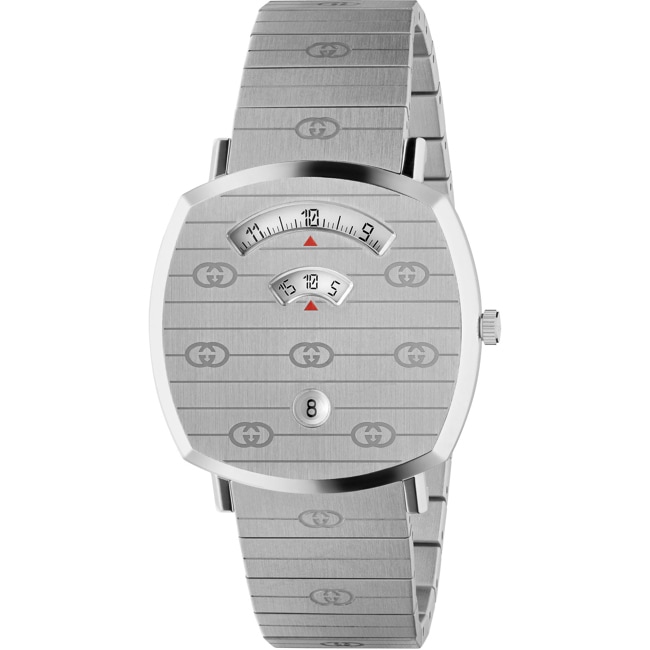 Gucci Grip 38mm Silver - YA157410