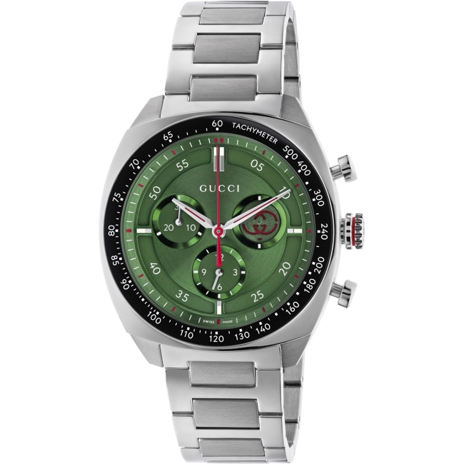 Gucci Interlocking Chrono Grün - YA142318