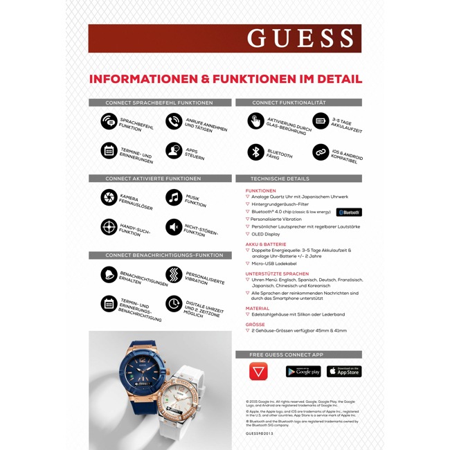 guess connect smartwatch manual