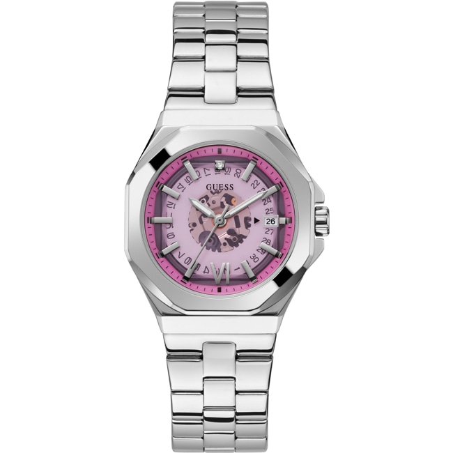 Guess Empress Date Argenté - GW0551L1