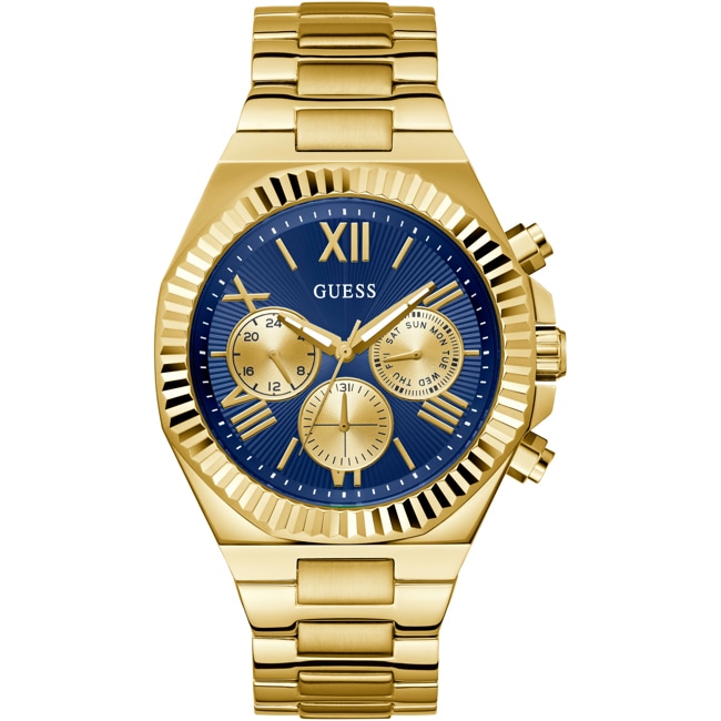 Guess Equity Day Date Gold / Blue - GW0703G6