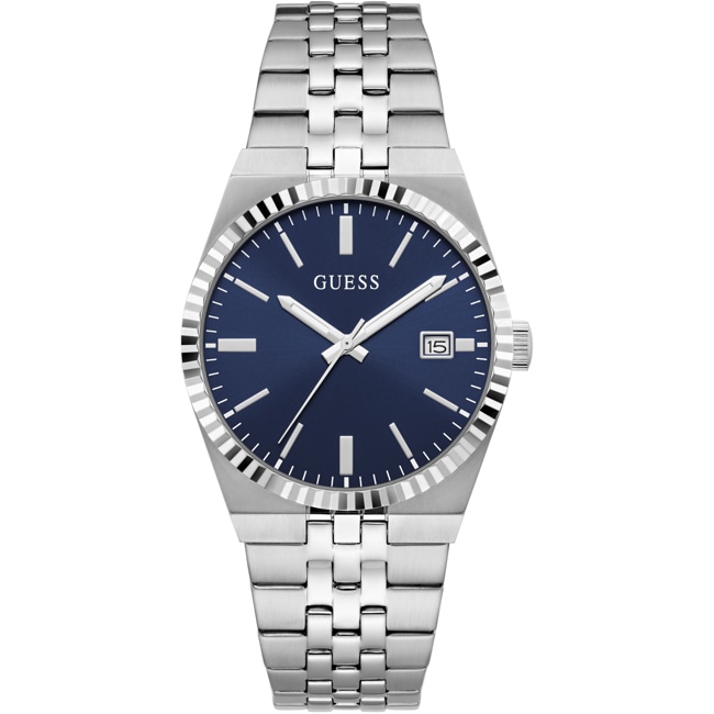 Guess Vincent Silbrig / Blau - GW1153G1