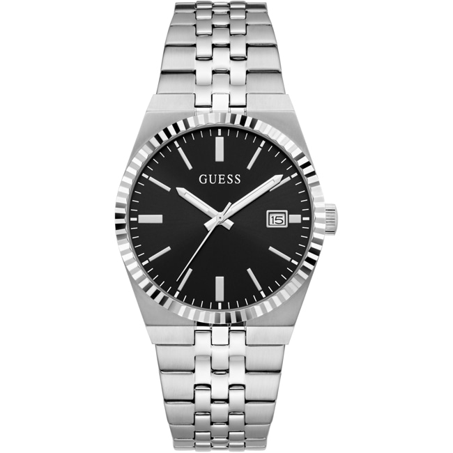 Guess Vincent Silbrig / Schwarz - GW1153G8