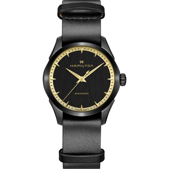 Hamilton Jazzmaster Auto Black & Gold - H32255730