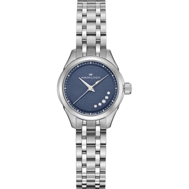 Hamilton Jazzmaster Lady Diamonds Midnight blue 26mm - H32111140