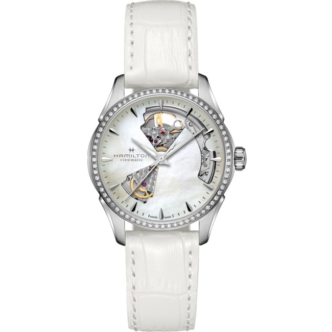 Hamilton Jazzmaster Open Heart Lady Diamonds - H32205890
