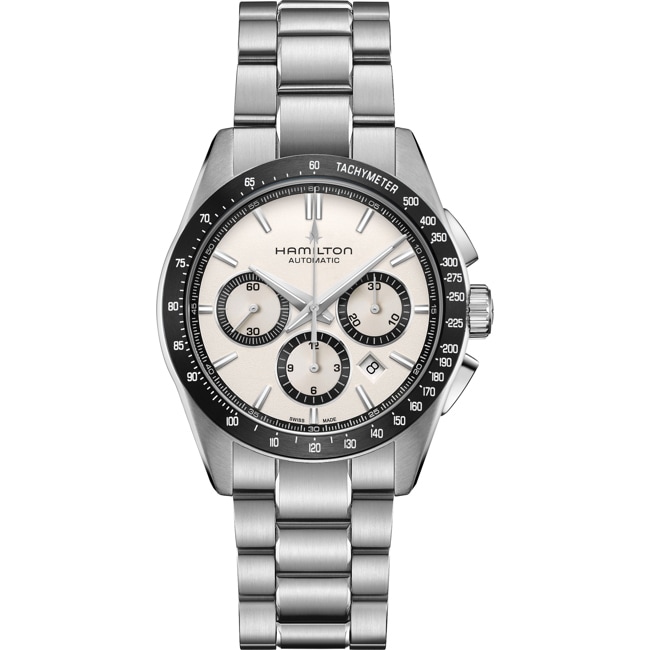 Hamilton Jazzmaster Performer Auto Chrono White 42mm - H36606110