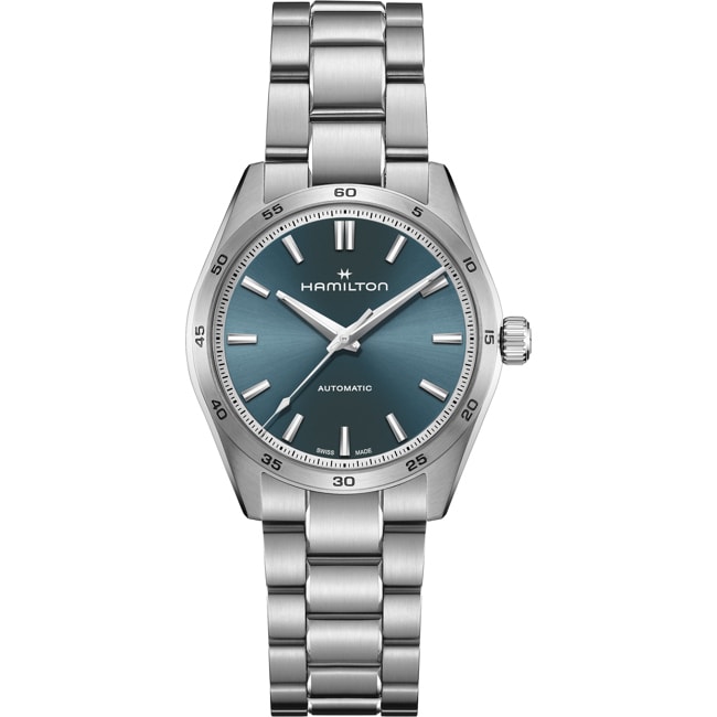 Hamilton Jazzmaster Performer Auto Staubblau 38mm - H36235140