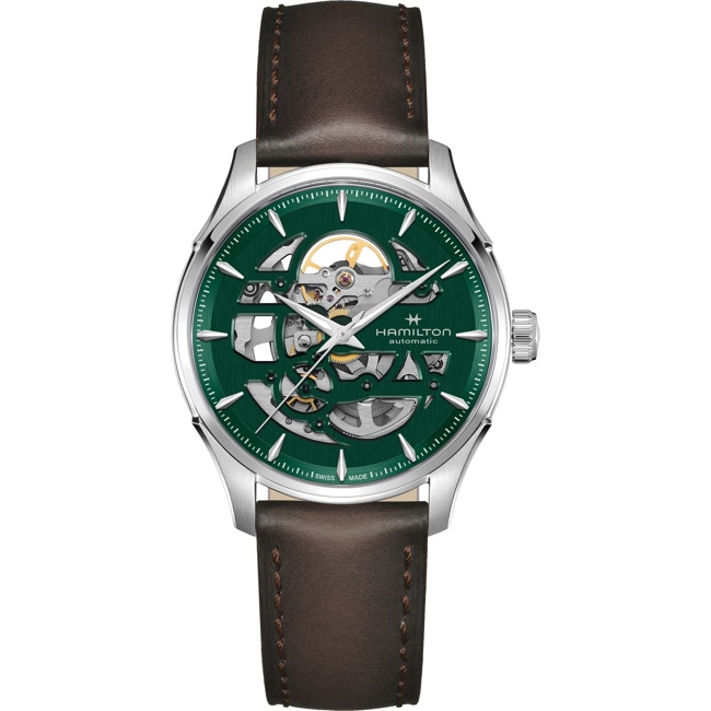 Hamilton Jazzmaster Skeleton Auto Vert - H42535560