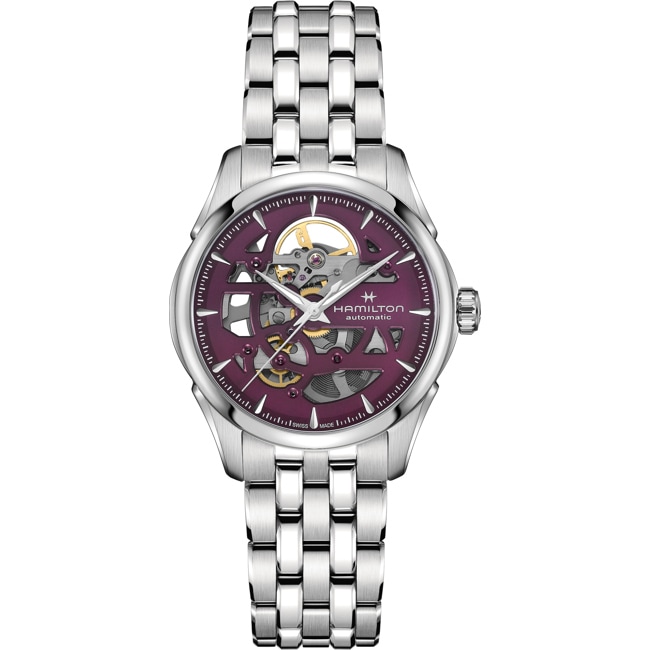 Hamilton Jazzmaster Skeleton Lady Violett - H32265101