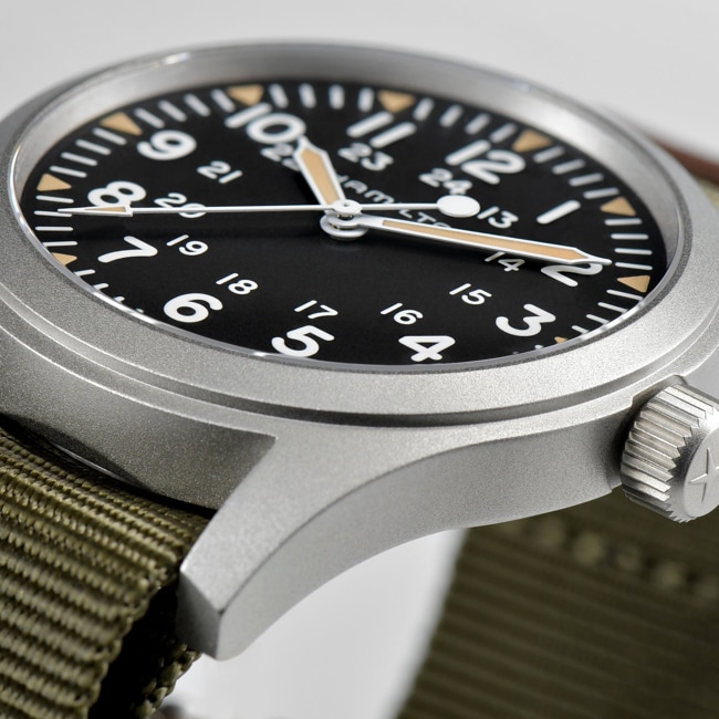 hamilton khaki field mechanical specs